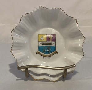 Antiques Collectables: Banbridge Scalloped Souvenir Dish