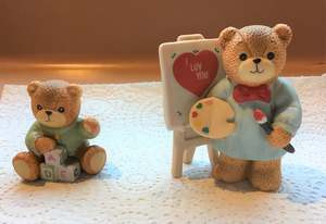 Antiques Collectables: Lucy Rigg 1985 Collectable Enesco Teddy Bears