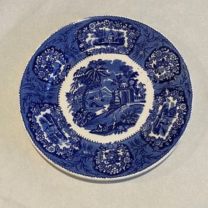 Pottery Glass: Delft Petrus Regout Maastricht Oriental Plate