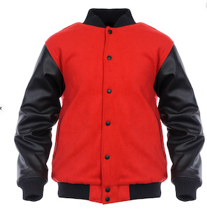 Clothing/Apparel: Full Button-Up Baseball/Softball Bomber Jackets - team orders only