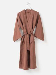 CTROBE: Citta linen robe - Plum