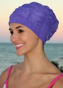 Fashy shower cap - plain purple