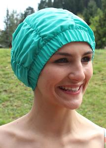 Shower Caps: Fashy shower cap - green