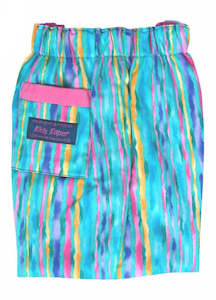 Kids Kaper trousers - turquoise stripe