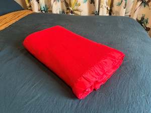 Blankets: Vintage NZ wool blanket - red