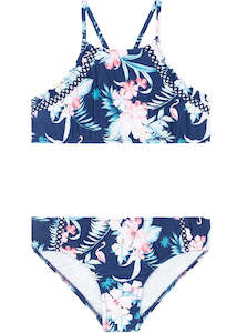Seafolly girls bikini - tropical blue