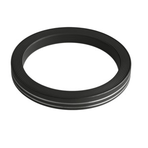 Products: Black-Silver Decorative Trim Ring – Anodized Aluminum for Custom Rod Building