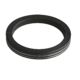 Black-Silver Decorative Trim Ring – Anodized Aluminum for Custom Rod Building