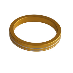 Products: Gold Silver Decorative Trim Ring – Anodized Aluminum for Custom Rod Building