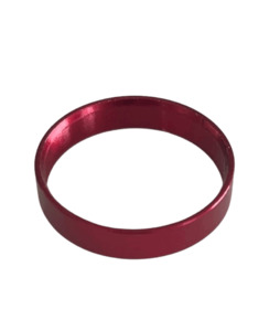 Products: Red Decorative Trim Ring – Anodized Aluminum for Custom Rod Building