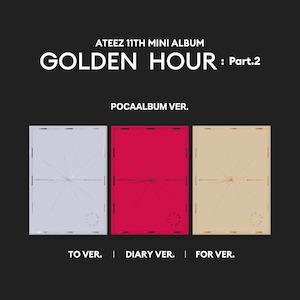 Ateez: ATEEZ 11th Mini Album – GOLDEN HOUR : Part.2 (POCAALBUM VER.) (Random)