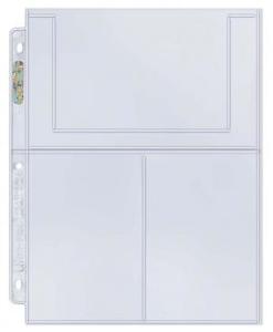 Ultra-Pro Platinum 3-Pocket Page (horizontal + vertical)