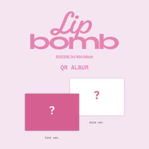 PRE-ORDER: RESCENE 3rd Single Album - lip bomb (QR) (photocard Ver.) (Random)