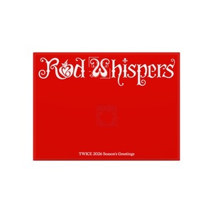 Girl Groups: PRE-ORDER: Twice 2026 SEASON’S GREETINGS - RED WHISPERS