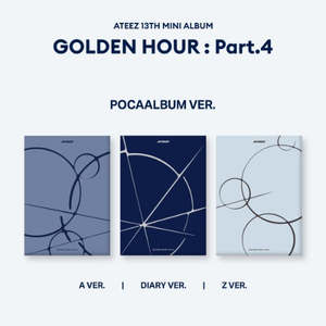 PRE-ORDER: ATEEZ 13th Mini Album - GOLDEN HOUR : Part.4 (POCA Album Ver.)