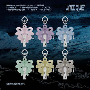 PRE-ORDER: P1Harmony 9th Mini Album – UNIQUE (Light Keyring Ver.) (Random)