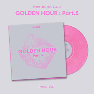 Ateez: PRE-ORDER: ATEEZ 14th Mini Album - GOLDEN HOUR : Part.5 (Pink LP Ver.)