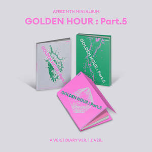 Ateez: PRE-ORDER: ATEEZ 14th Mini Album - GOLDEN HOUR : Part.5 (Random)