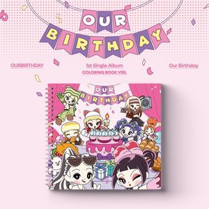 OURBIRTHDAY 1st Single Album - Our Birthday (Coloring Book Ver.)