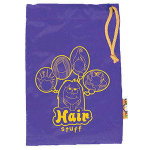 Purple Hair Stuff Bag