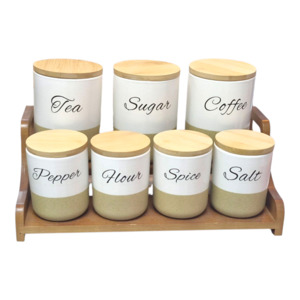 Kitchen: Canisters Set 8 PCS