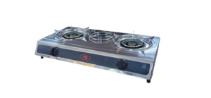 Double Burner Stainless Steel Gas Stove (NZ Approved)