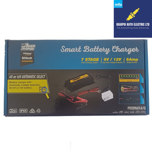 Power Train 6V / 12V 6Amp 7 Stage Smart Battery Charger Kaiapoi AutoElectric