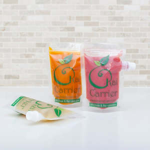 Pouches: 140 ml Pouches with choke proof lids