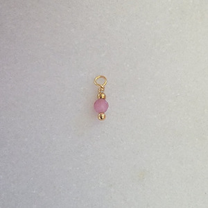 Birthstones: Tiny Birthstone October - Pink Tourmaline