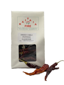 Products: Dried Cayenne Peppers 40g