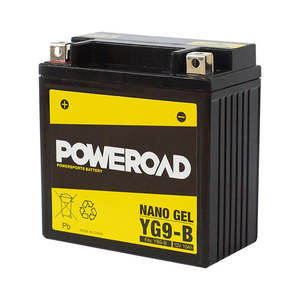 Power Road: YG9-B Non-DG Nano Gel Battery Poweroad. Alt: YB9-A YB9-B 12N9-4B-1 (CYG9B)