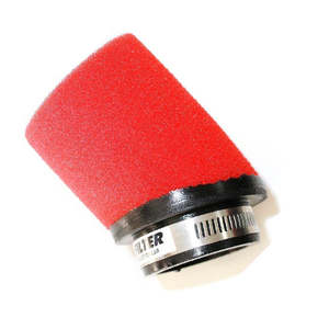 Air Filter Off Road: UNI Angled Clamp-On Dual Layer Air Filter