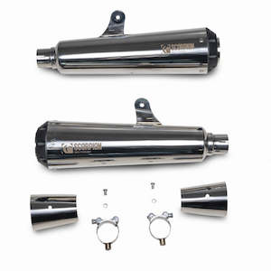 Continental: Royal Enfield Continental GT Intercept 650 19- S/on S/steel (PRE101SEO)