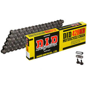 Did: 428HD x 122 heavy duty chain w/ RJ clip link DID (428HD122)