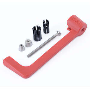Daytona: Moulded Lever Guard Red Triumph Daytona Moto2 765 (MLG0028RE)
