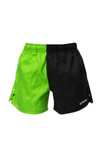 WORKWEAR: Kaiwaka Kids Shorts - Green and Black