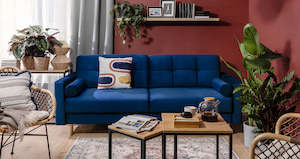 Noret Sofa bed - Deep Ocean blue