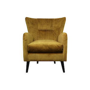 Theo Velvet Armchair - Copper