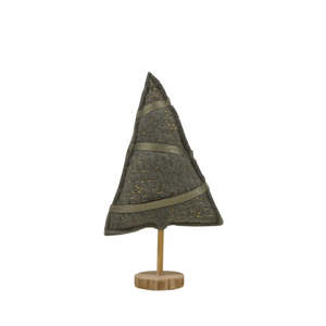 Christmas Decoration: Felt pine tree - Short - Light Brown