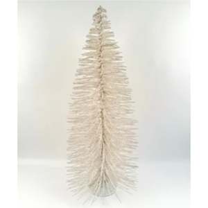 Christmas Decoration: Christmas tree  Glitter White