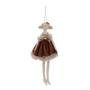 doll: Christmas Molly hanging doll Chocolate Velvet