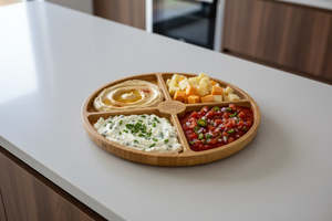 serving board: Bamboo Serving tray - Round