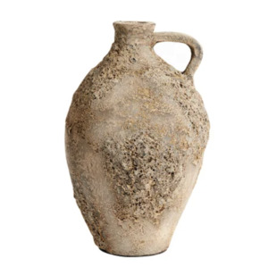 pots: Muubs Bottle Trace Pot - Coral Sand