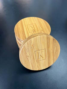Wood coasters: Bamboo Coasters set of 4