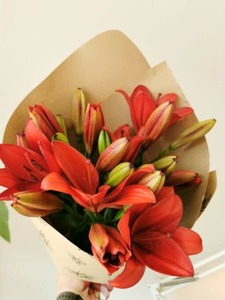 Products: Stunning Red Lilies - Kakariki Flowers