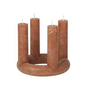 Homewares Interiors: Broste Copenhagen Lucia Candle Indian Tan