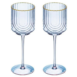 Florence Tranquil Blue Wine Glass