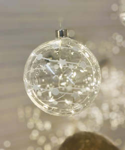 Xmas Collection: Clear Hanging Glass Globe