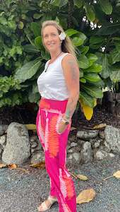 Womens: Hot Pink Piu Piu Fern Pants