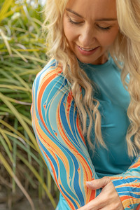 Womens Shorts: Womens Beach Shirt- Rerenga